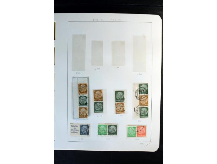 1914/41, gestempelte Sammlung mit vielen besseren Werten, dabei u.a. Mi.-Nr. W.1.3, S 2.25, W2.4, W2.5, W2.8, W2.17 und W31, 