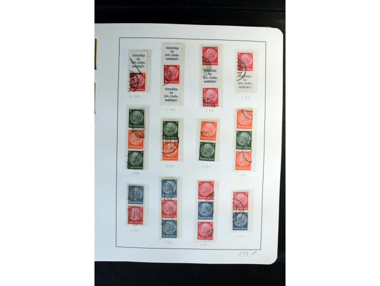 1914/41, gestempelte Sammlung mit vielen besseren Werten, dabei u.a. Mi.-Nr. W.1.3, S 2.25, W2.4, W2.5, W2.8, W2.17 und W31, 