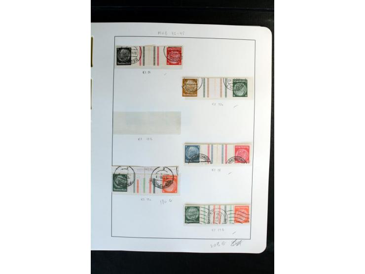 1914/41, gestempelte Sammlung mit vielen besseren Werten, dabei u.a. Mi.-Nr. W.1.3, S 2.25, W2.4, W2.5, W2.8, W2.17 und W31, 
