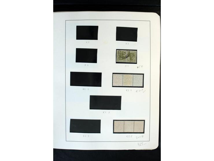 1914/41, gestempelte Sammlung mit vielen besseren Werten, dabei u.a. Mi.-Nr. W.1.3, S 2.25, W2.4, W2.5, W2.8, W2.17 und W31, 