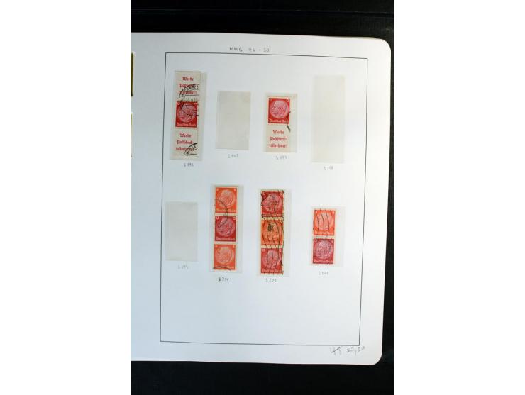 1914/41, gestempelte Sammlung mit vielen besseren Werten, dabei u.a. Mi.-Nr. W.1.3, S 2.25, W2.4, W2.5, W2.8, W2.17 und W31, 