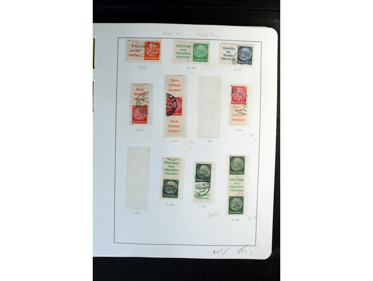 1914/41, gestempelte Sammlung mit vielen besseren Werten, dabei u.a. Mi.-Nr. W.1.3, S 2.25, W2.4, W2.5, W2.8, W2.17 und W31, 