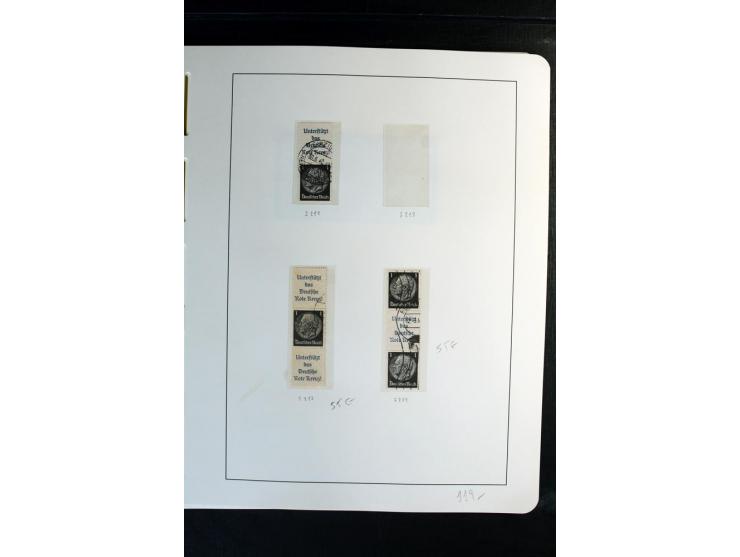 1914/41, gestempelte Sammlung mit vielen besseren Werten, dabei u.a. Mi.-Nr. W.1.3, S 2.25, W2.4, W2.5, W2.8, W2.17 und W31, 