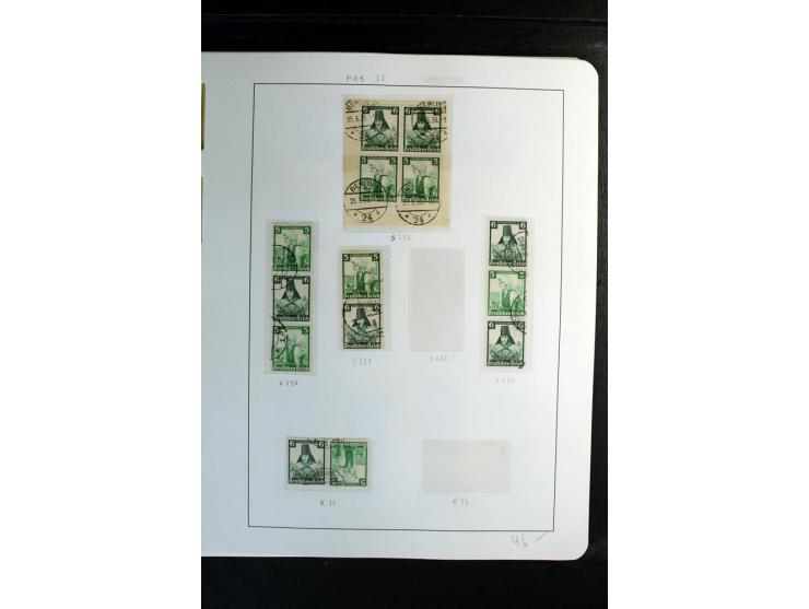 1914/41, gestempelte Sammlung mit vielen besseren Werten, dabei u.a. Mi.-Nr. W.1.3, S 2.25, W2.4, W2.5, W2.8, W2.17 und W31, 
