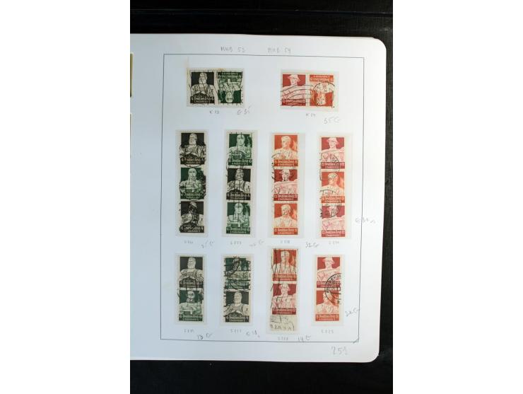1914/41, gestempelte Sammlung mit vielen besseren Werten, dabei u.a. Mi.-Nr. W.1.3, S 2.25, W2.4, W2.5, W2.8, W2.17 und W31, 
