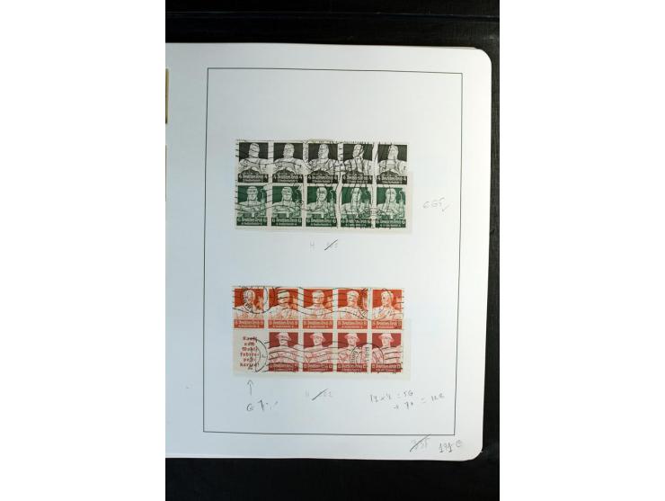 1914/41, gestempelte Sammlung mit vielen besseren Werten, dabei u.a. Mi.-Nr. W.1.3, S 2.25, W2.4, W2.5, W2.8, W2.17 und W31, 