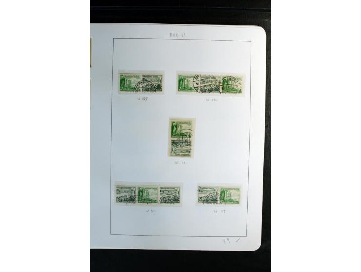 1914/41, gestempelte Sammlung mit vielen besseren Werten, dabei u.a. Mi.-Nr. W.1.3, S 2.25, W2.4, W2.5, W2.8, W2.17 und W31, 