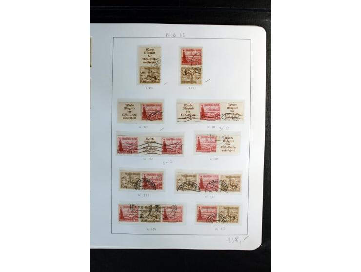 1914/41, gestempelte Sammlung mit vielen besseren Werten, dabei u.a. Mi.-Nr. W.1.3, S 2.25, W2.4, W2.5, W2.8, W2.17 und W31, 