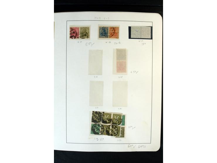 1914/41, gestempelte Sammlung mit vielen besseren Werten, dabei u.a. Mi.-Nr. W.1.3, S 2.25, W2.4, W2.5, W2.8, W2.17 und W31, 