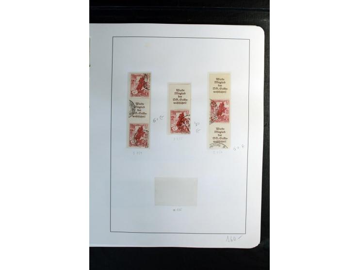 1914/41, gestempelte Sammlung mit vielen besseren Werten, dabei u.a. Mi.-Nr. W.1.3, S 2.25, W2.4, W2.5, W2.8, W2.17 und W31, 