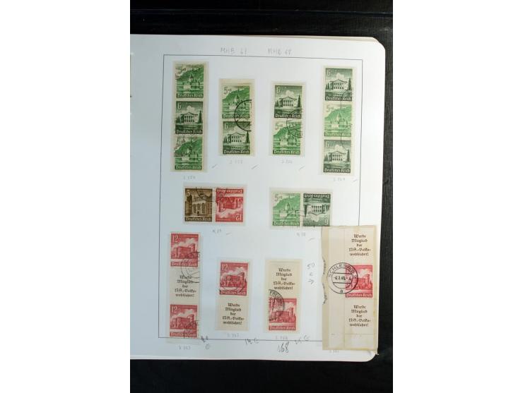 1914/41, gestempelte Sammlung mit vielen besseren Werten, dabei u.a. Mi.-Nr. W.1.3, S 2.25, W2.4, W2.5, W2.8, W2.17 und W31, 