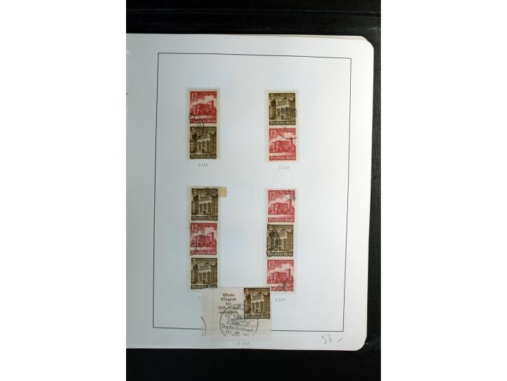 1914/41, gestempelte Sammlung mit vielen besseren Werten, dabei u.a. Mi.-Nr. W.1.3, S 2.25, W2.4, W2.5, W2.8, W2.17 und W31, 