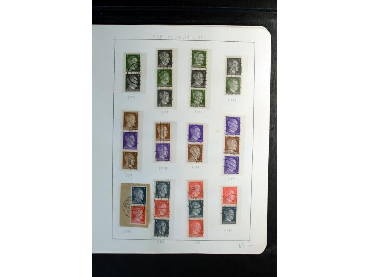 1914/41, gestempelte Sammlung mit vielen besseren Werten, dabei u.a. Mi.-Nr. W.1.3, S 2.25, W2.4, W2.5, W2.8, W2.17 und W31, 