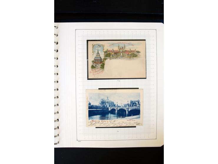 1886/1900, postfrische, ungebrauchte und gestempelte umfangreiche Sammlung von Aachen bis Zwickau, dabei viele gute Ausgaben 