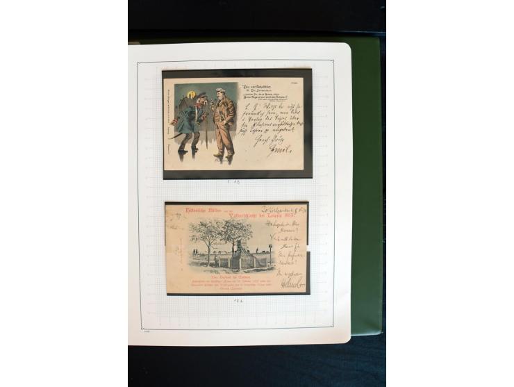 1886/1900, postfrische, ungebrauchte und gestempelte umfangreiche Sammlung von Aachen bis Zwickau, dabei viele gute Ausgaben 