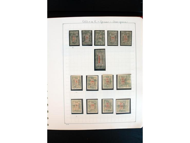 1886/1900, postfrische, ungebrauchte und gestempelte umfangreiche Sammlung von Aachen bis Zwickau, dabei viele gute Ausgaben 