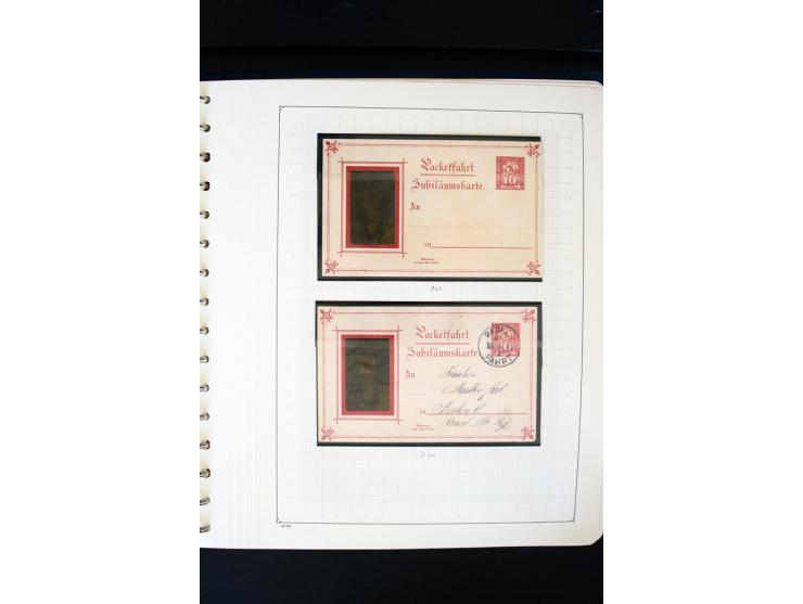 1886/1900, postfrische, ungebrauchte und gestempelte umfangreiche Sammlung von Aachen bis Zwickau, dabei viele gute Ausgaben 