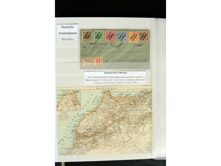 China bis Togo, hochinteressante Sammlung dabei China Mi.-Nr. 18(2) auf portogerechtem Bief nach Sao Paulo, Türkei Mi.-Nr. V3