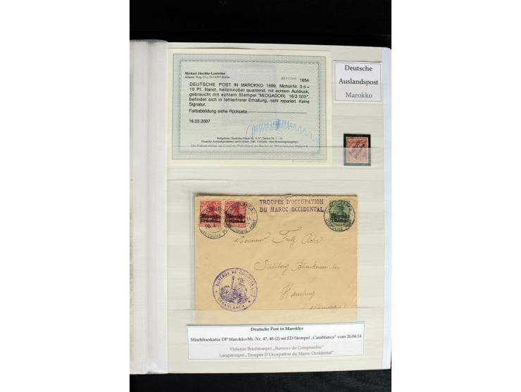 China bis Togo, hochinteressante Sammlung dabei China Mi.-Nr. 18(2) auf portogerechtem Bief nach Sao Paulo, Türkei Mi.-Nr. V3