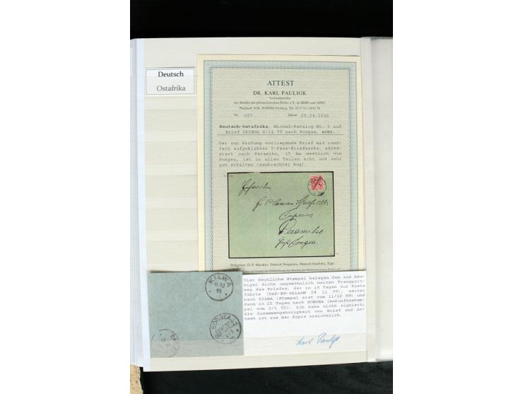 China bis Togo, hochinteressante Sammlung dabei China Mi.-Nr. 18(2) auf portogerechtem Bief nach Sao Paulo, Türkei Mi.-Nr. V3