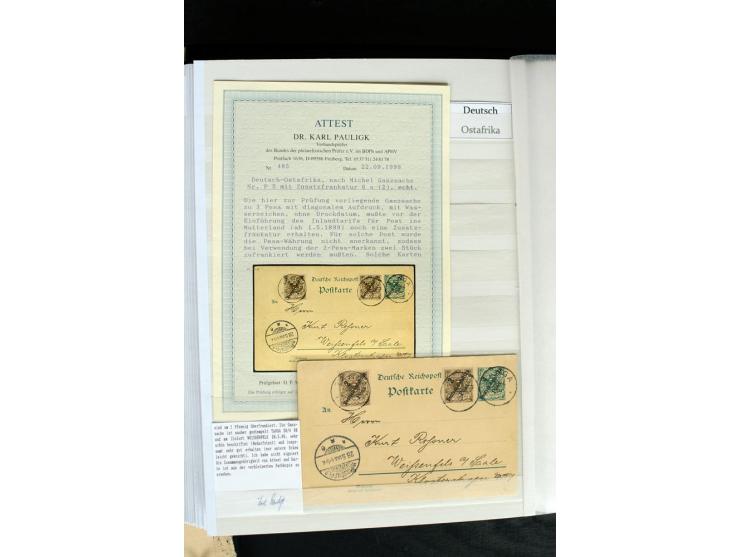 China bis Togo, hochinteressante Sammlung dabei China Mi.-Nr. 18(2) auf portogerechtem Bief nach Sao Paulo, Türkei Mi.-Nr. V3