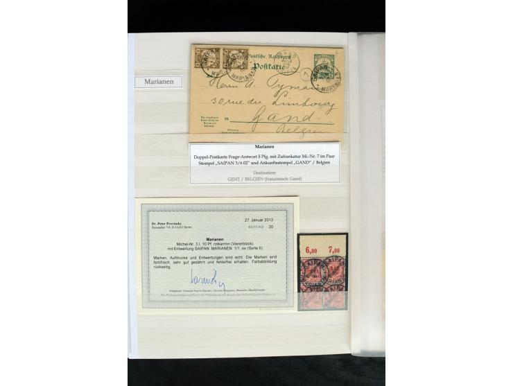 China bis Togo, hochinteressante Sammlung dabei China Mi.-Nr. 18(2) auf portogerechtem Bief nach Sao Paulo, Türkei Mi.-Nr. V3