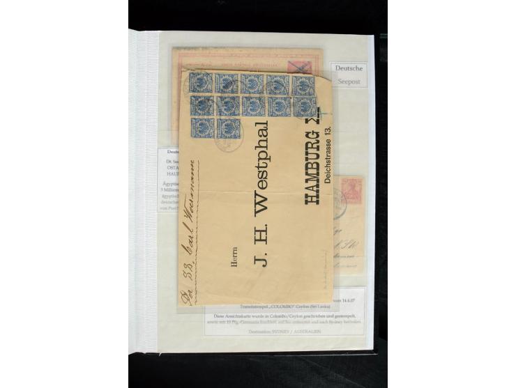 China bis Togo, hochinteressante Sammlung dabei China Mi.-Nr. 18(2) auf portogerechtem Bief nach Sao Paulo, Türkei Mi.-Nr. V3