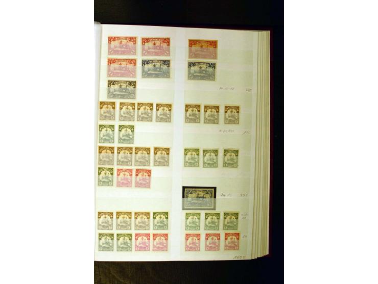 China bis Togo, ungebrauchte und postfrische Sammlung inkl. Doubletten mit über 150 Markwerten inkl. 28 Höchstwerten, Marken 