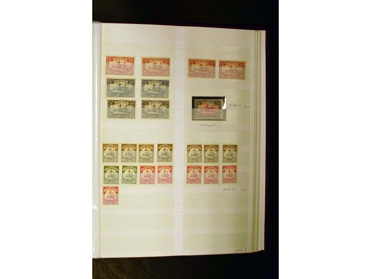 China bis Togo, ungebrauchte und postfrische Sammlung inkl. Doubletten mit über 150 Markwerten inkl. 28 Höchstwerten, Marken 