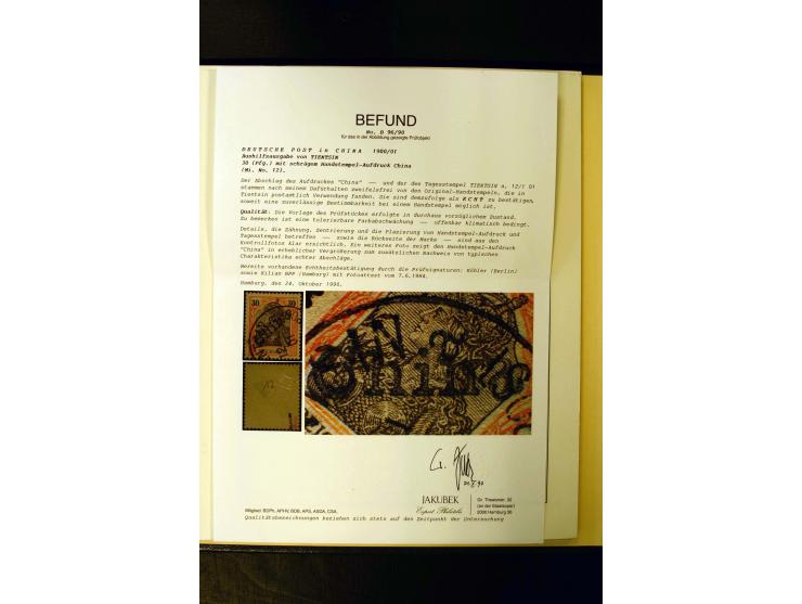 1898/1919, umfangreiche, meist ungebrauchte und gestempelte Sammlung mit vielen besseren und kpl. Ausgaben, Farben, Typen und