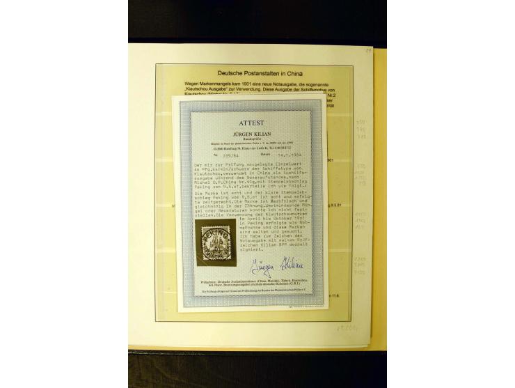 1898/1919, umfangreiche, meist ungebrauchte und gestempelte Sammlung mit vielen besseren und kpl. Ausgaben, Farben, Typen und
