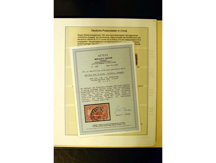 1898/1919, umfangreiche, meist ungebrauchte und gestempelte Sammlung mit vielen besseren und kpl. Ausgaben, Farben, Typen und