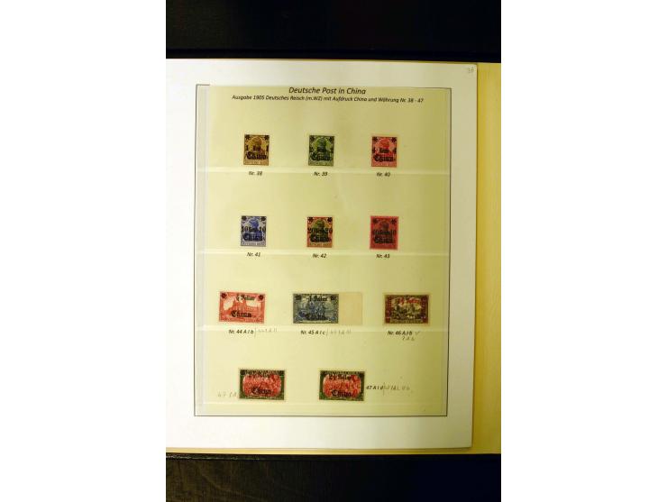 1898/1919, umfangreiche, meist ungebrauchte und gestempelte Sammlung mit vielen besseren und kpl. Ausgaben, Farben, Typen und