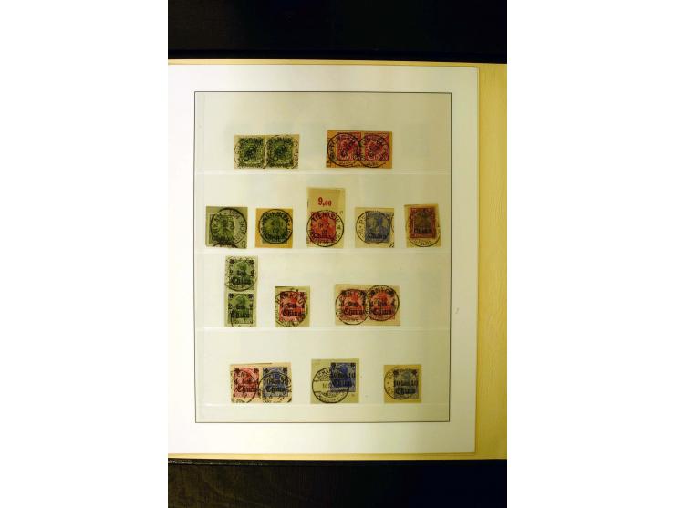1898/1919, umfangreiche, meist ungebrauchte und gestempelte Sammlung mit vielen besseren und kpl. Ausgaben, Farben, Typen und