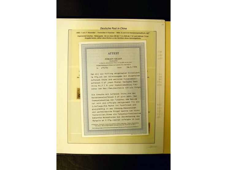 1898/1919, umfangreiche, meist ungebrauchte und gestempelte Sammlung mit vielen besseren und kpl. Ausgaben, Farben, Typen und