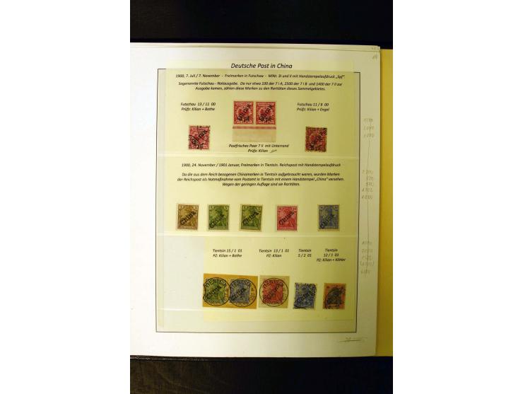 1898/1919, umfangreiche, meist ungebrauchte und gestempelte Sammlung mit vielen besseren und kpl. Ausgaben, Farben, Typen und