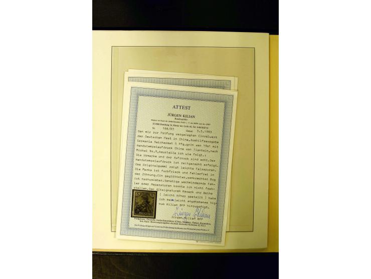 1898/1919, umfangreiche, meist ungebrauchte und gestempelte Sammlung mit vielen besseren und kpl. Ausgaben, Farben, Typen und