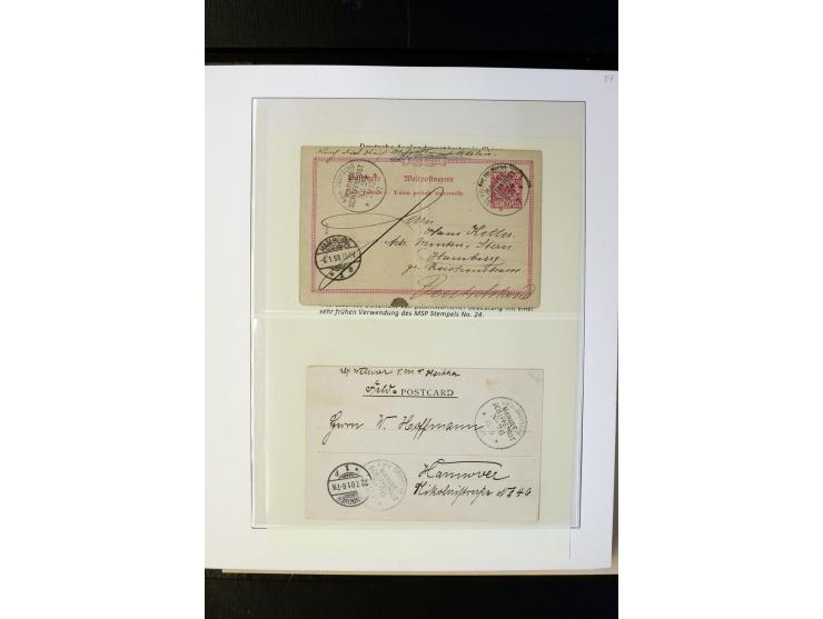 1898/1912, interessante Sammlung "Marineschiffspost in China und Kiautschou" mit über 50 Briefen und Karten, dabei u.a. frühe