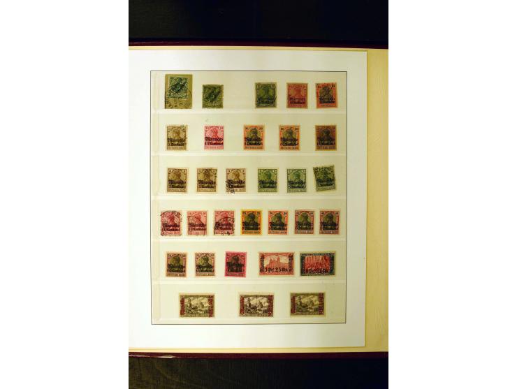 1899/1918, meist ungebrauchte/postfrische und zusätzlich gestempelte Sammlung mit einigen besseren und kpl. Ausgaben, Typen u