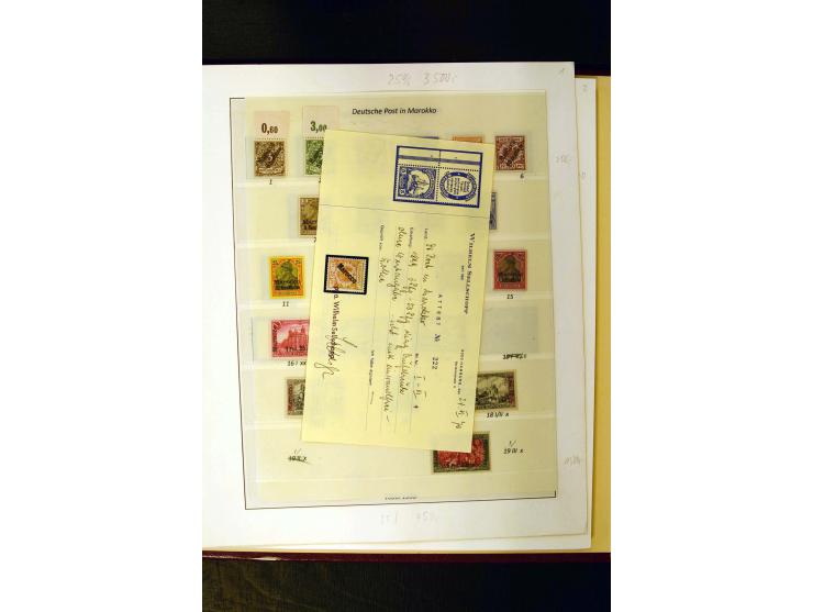 1899/1918, meist ungebrauchte/postfrische und zusätzlich gestempelte Sammlung mit einigen besseren und kpl. Ausgaben, Typen u