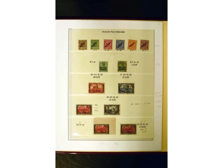 1899/1918, meist ungebrauchte/postfrische und zusätzlich gestempelte Sammlung mit einigen besseren und kpl. Ausgaben, Typen u
