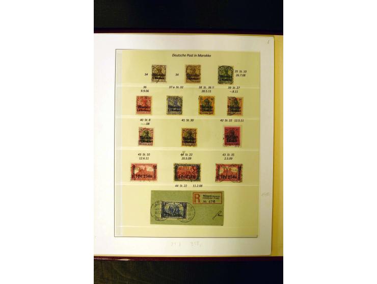 1899/1918, meist ungebrauchte/postfrische und zusätzlich gestempelte Sammlung mit einigen besseren und kpl. Ausgaben, Typen u