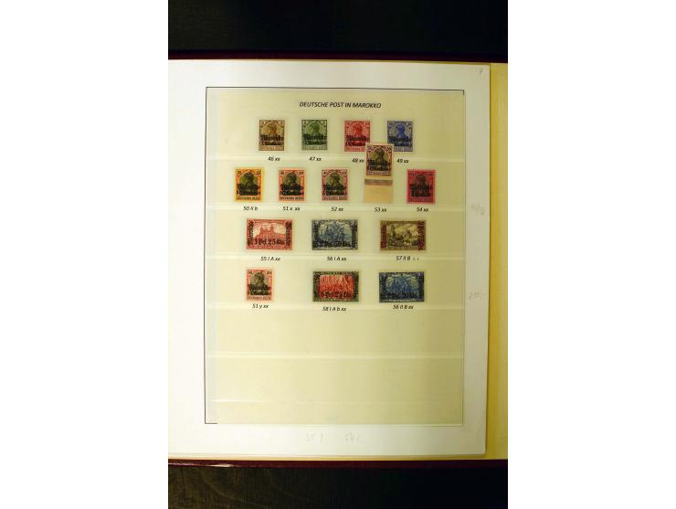 1899/1918, meist ungebrauchte/postfrische und zusätzlich gestempelte Sammlung mit einigen besseren und kpl. Ausgaben, Typen u