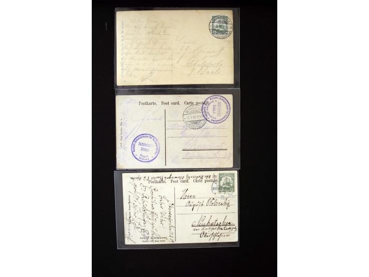 1901/03, Partie mit 30 Ansichtskarten mit zum Teil besseren Ansichten, bis auf eine Karte alle gebraucht aus DSWA (zum Teil i