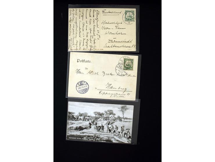1901/03, Partie mit 30 Ansichtskarten mit zum Teil besseren Ansichten, bis auf eine Karte alle gebraucht aus DSWA (zum Teil i