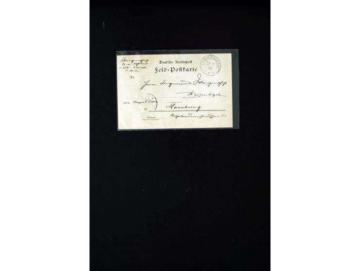 1901/03, Partie mit 30 Ansichtskarten mit zum Teil besseren Ansichten, bis auf eine Karte alle gebraucht aus DSWA (zum Teil i