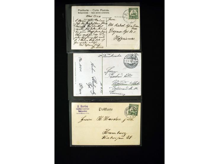1901/03, Partie mit 30 Ansichtskarten mit zum Teil besseren Ansichten, bis auf eine Karte alle gebraucht aus DSWA (zum Teil i