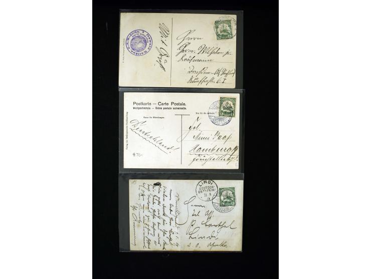 1901/03, Partie mit 30 Ansichtskarten mit zum Teil besseren Ansichten, bis auf eine Karte alle gebraucht aus DSWA (zum Teil i
