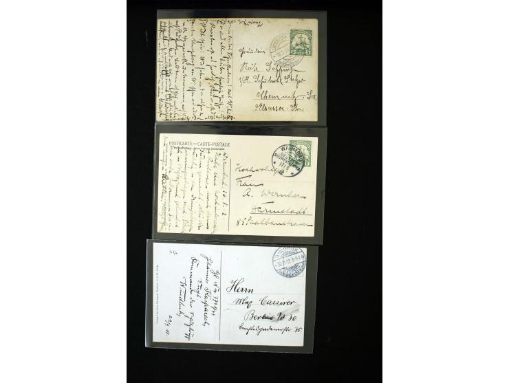 1901/03, Partie mit 30 Ansichtskarten mit zum Teil besseren Ansichten, bis auf eine Karte alle gebraucht aus DSWA (zum Teil i