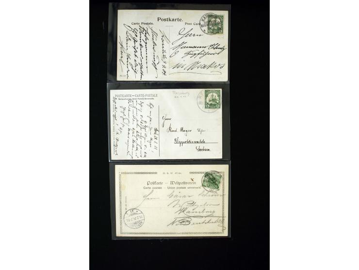 1901/03, Partie mit 30 Ansichtskarten mit zum Teil besseren Ansichten, bis auf eine Karte alle gebraucht aus DSWA (zum Teil i